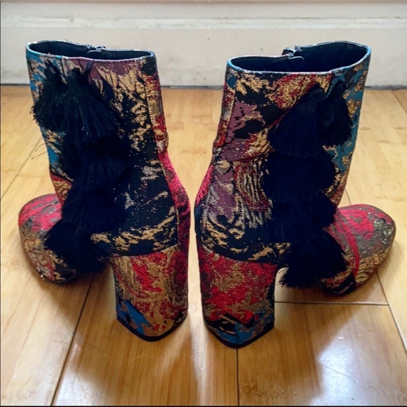 ASOS ESMAY TASSEL ANKLE BOOTS - Picture 2 of 5